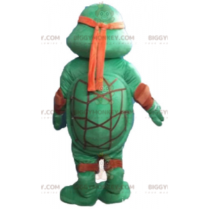 BIGGYMONKEY™ mascot costume of Raphael the famous ninja turtle