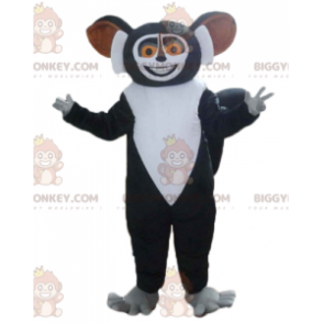 Costume de mascotte BIGGYMONKEY™ de lémurien noir et blanc du