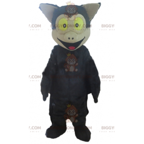 Giant Black and Beige Bat BIGGYMONKEY™ Mascot Costume -