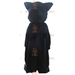 Costume de mascotte BIGGYMONKEY™ de chauve-souris noire et