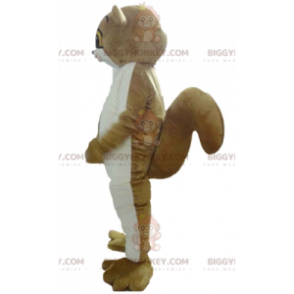 Costume mascotte BIGGYMONKEY™ scoiattolo lemure marrone e