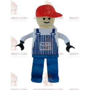 Costume da mascotte Lego BIGGYMONKEY™ vestito con tuta blu -