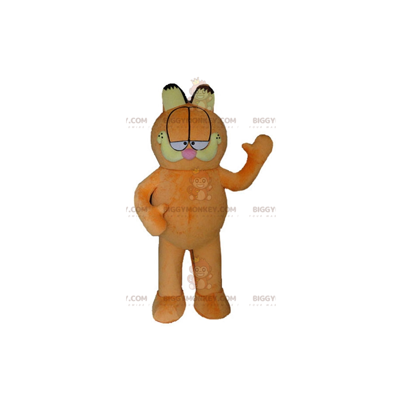 BIGGYMONKEY™ maskotdräkt av Garfield, den berömda tecknade