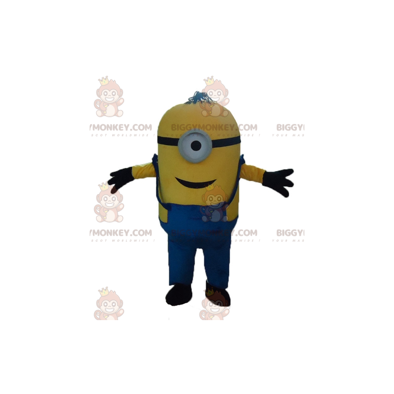 Minion Famous Cartoon Gul Character BIGGYMONKEY™ maskotkostume