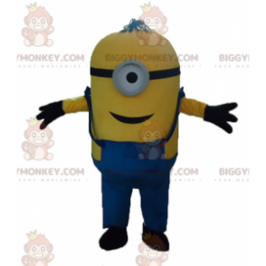 Minion Famous Cartoon Gul Character BIGGYMONKEY™ maskotkostume