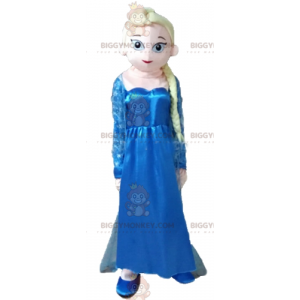 Disneys berömda Elsa Snow Princess BIGGYMONKEY™ maskotdräkt -