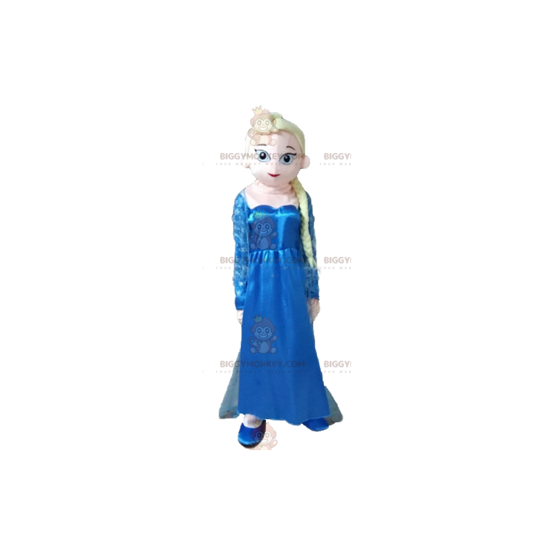 Costume da mascotte della famosa principessa delle nevi Elsa