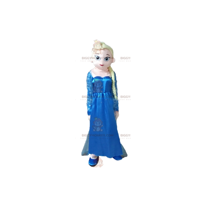 Costume de mascotte BIGGYMONKEY™ d'Elsa princesse des neiges de