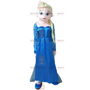 Disneyn kuuluisa Elsa Snow Princess BIGGYMONKEY™ maskottiasu -