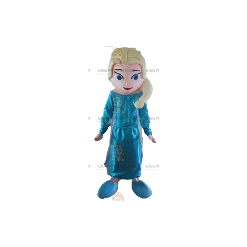 Costume da mascotte della famosa principessa delle nevi Elsa