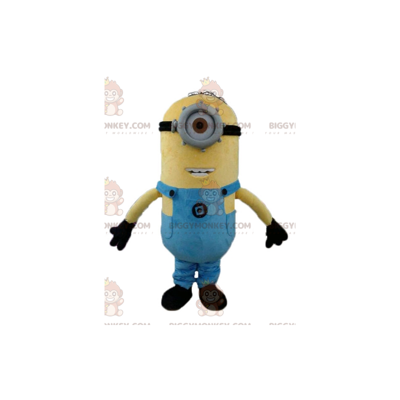 Costume de mascotte BIGGYMONKEY™ de Minion personnage jaune de