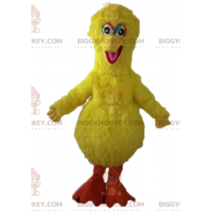 Costume de mascotte BIGGYMONKEY™ de Big bird oiseau jaune de