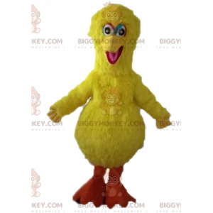 Kostium maskotki słynnego żółtego ptaka BIGGYMONKEY™ z ulicy
