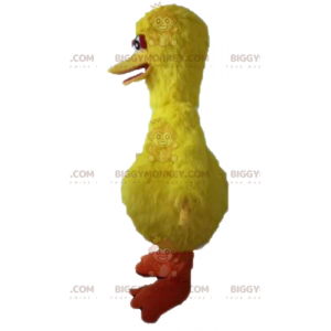 Kostým maskota BIGGYMONKEY™ slavného žlutého ptáka ze sezamové