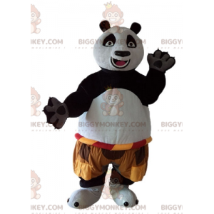 Disfraz de mascota BIGGYMONKEY™ de Po, el famoso panda de los