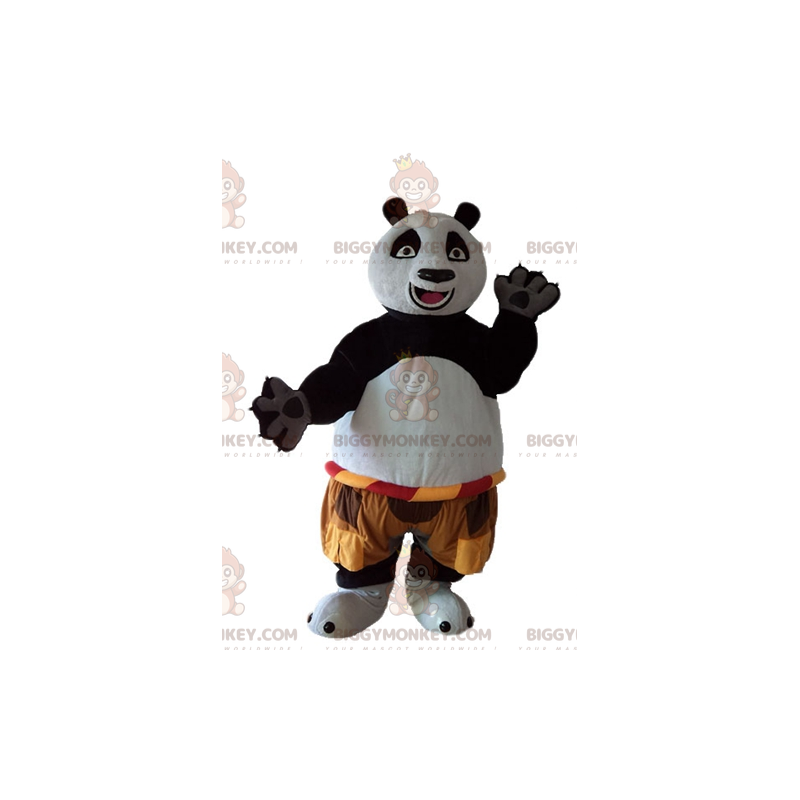 Traje de mascote BIGGYMONKEY™ de Po o famoso panda do desenho