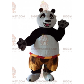 BIGGYMONKEY™ mascot costume of Po the famous panda from the