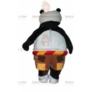 BIGGYMONKEY™ mascot costume of Po the famous panda from the