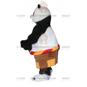 Costume de mascotte BIGGYMONKEY™ de Po le panda du dessin animé