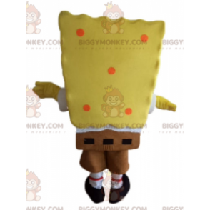 Costume da mascotte Spongebob BIGGYMONKEY™ personaggio giallo