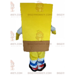 Cartoon Yellow Character Spongebob BIGGYMONKEY™ Mascot Costume