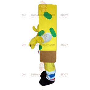 Gul tegneseriefigur Svampebob BIGGYMONKEY™ maskotkostume -