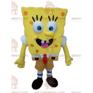 Gul tegneseriefigur Svampebob BIGGYMONKEY™ maskotkostume -