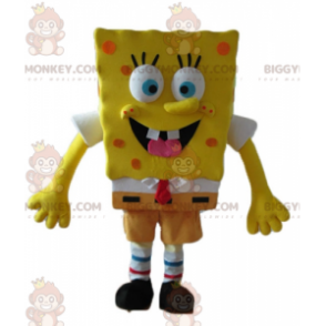 Animowany kostium maskotka Spongebob BIGGYMONKEY™ z żółtym