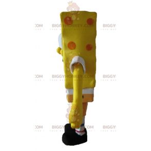 Gul tegneseriefigur Svampebob BIGGYMONKEY™ maskotkostume -