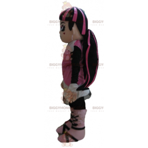 Costume de mascotte BIGGYMONKEY™ gothique de fille aux cheveux