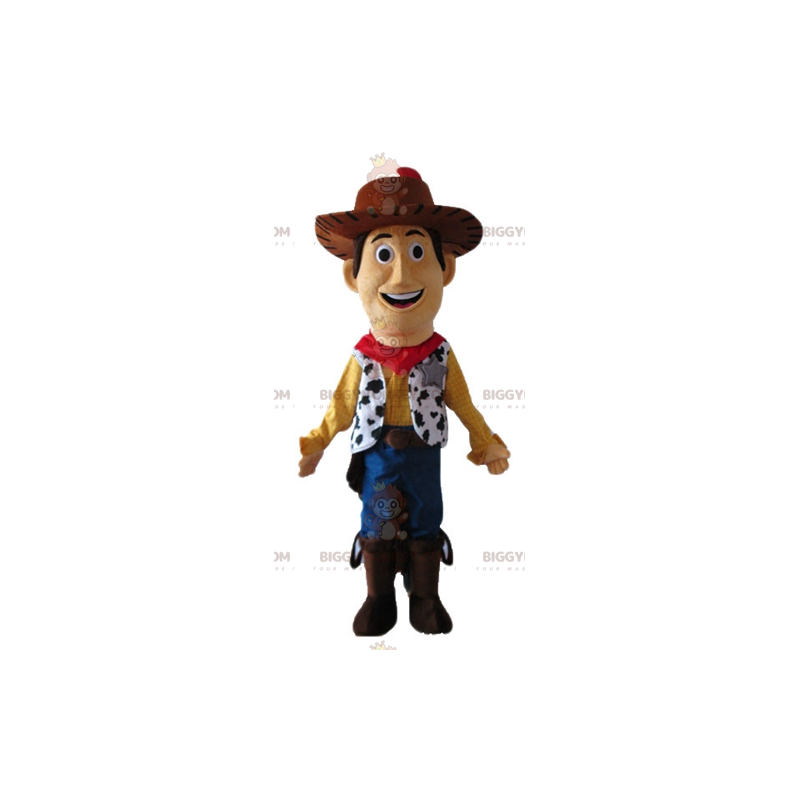 Woody Famous Toy Story-personage BIGGYMONKEY™-mascottekostuum -