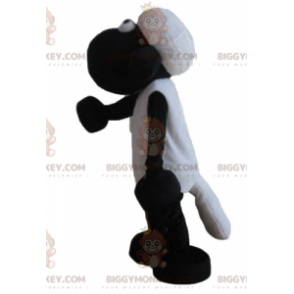 Costume de mascotte BIGGYMONKEY™ de Shaun mouton noir et blanc