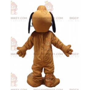 Costume de mascotte BIGGYMONKEY™ de Pluto chien orange de Pluto