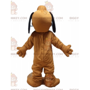 Costume della mascotte del famoso cane arancione Pluto