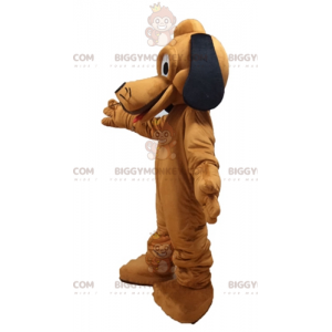 Costume della mascotte del famoso cane arancione Pluto