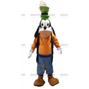 Mickey Mouse beroemde vriend Goofy BIGGYMONKEY™ mascottekostuum