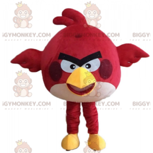 Fato de mascote de pássaro vermelho BIGGYMONKEY™ do famoso jogo