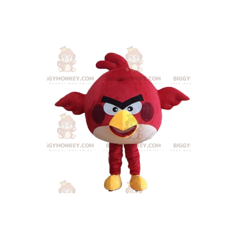 Roter Vogel BIGGYMONKEY™ Maskottchenkostüm aus dem berühmten