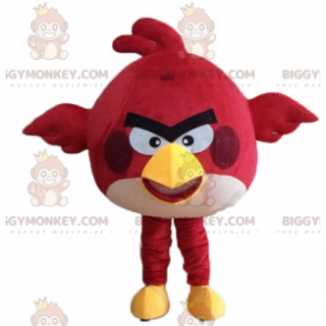 Fato de mascote de pássaro vermelho BIGGYMONKEY™ do famoso jogo