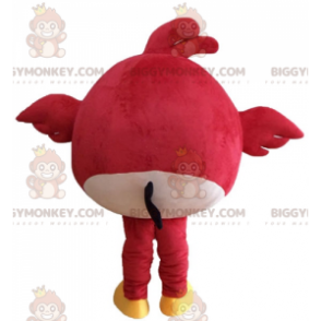 Red bird BIGGYMONKEY™ mascot costume from the famous game Angry