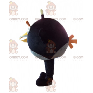 BIGGYMONKEY™ Maskottchenkostüm mit schwarz-gelbem Vogel aus dem