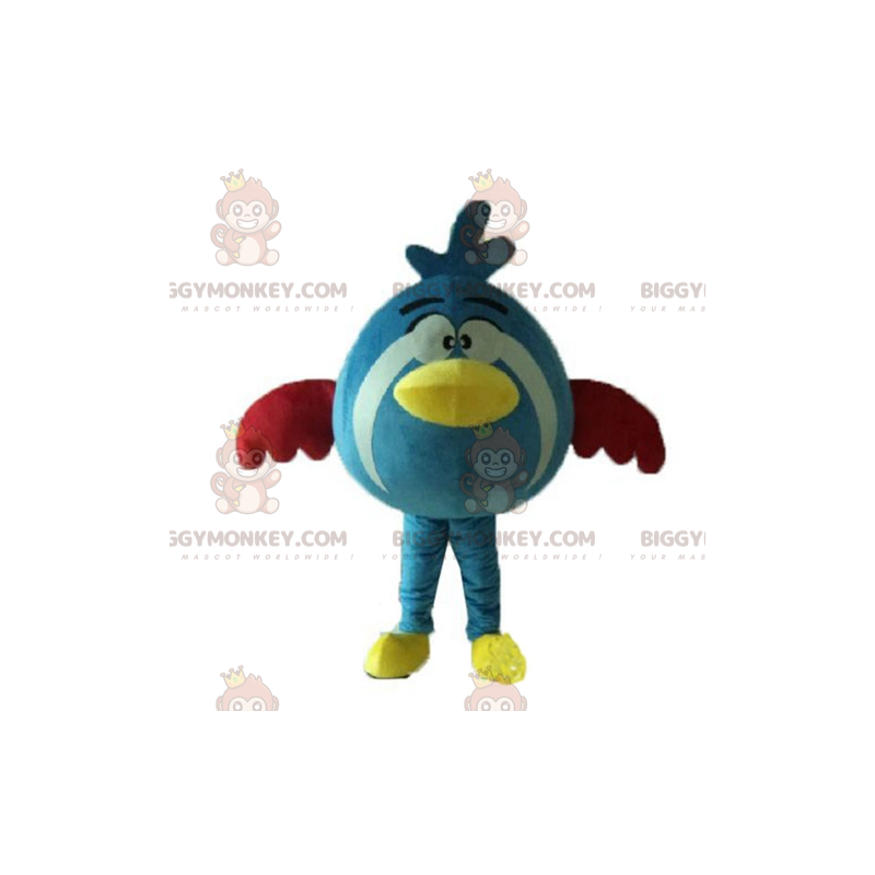 Simpatico costume da mascotte BIGGYMONKEY™ con uccello blu