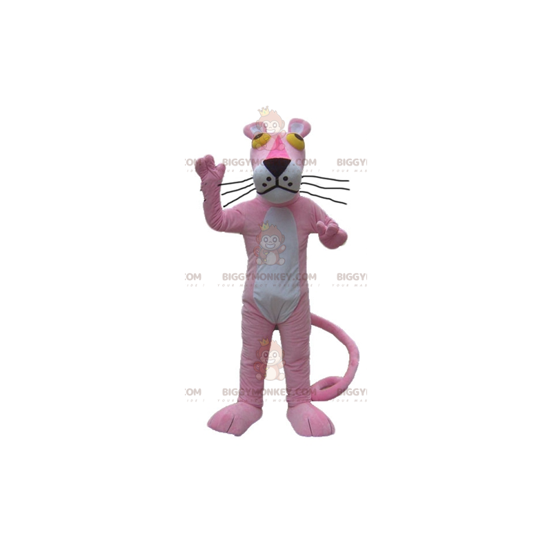 Pink Panther Cartoon Character BIGGYMONKEY™ Mascot Costume -