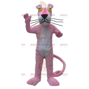 Pink Panther stripfiguur BIGGYMONKEY™ mascottekostuum -