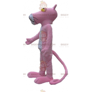 Pink Panther Cartoon Character BIGGYMONKEY™ Mascot Costume -