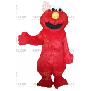 Sesame Street Berömda Elmo Puppet BIGGYMONKEY™ maskotdräkt -