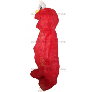 Costume de mascotte BIGGYMONKEY™ d'Elmo marionnette de Rue