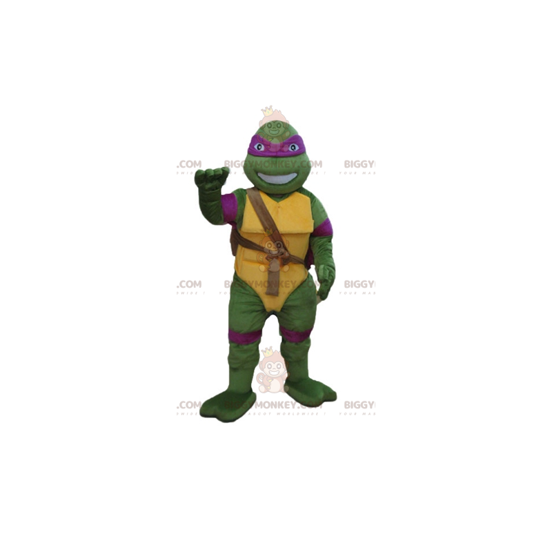 Fato de mascote BIGGYMONKEY™ da Tartaruga Ninja Roxa Famosa