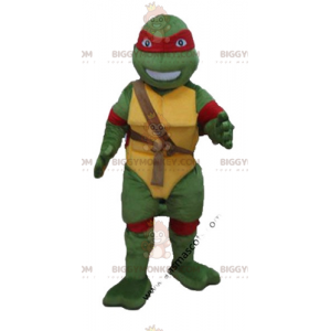 BIGGYMONKEY™ mascot costume of Raphael the famous ninja turtle