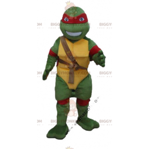 BIGGYMONKEY™ mascot costume of Raphael the famous ninja turtle